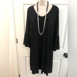 NEW DIRECTION DRESS LARGE BELL SLEEVES. Very classy and elegant.